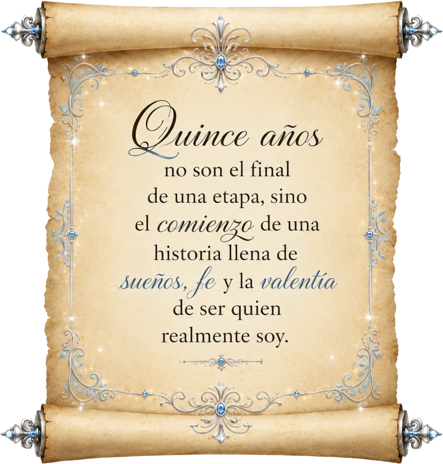 Pergamino de Bienvenida